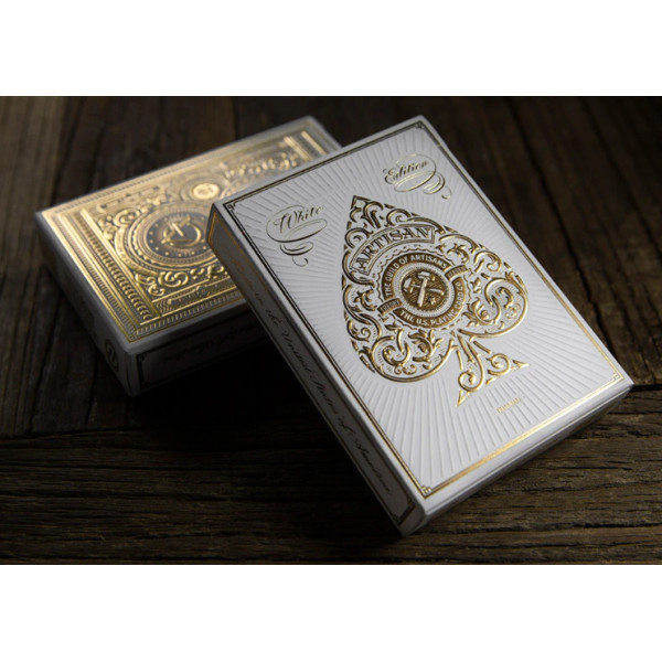 Jeu de Cartes Theory 11 - Artisan White (Blanc)