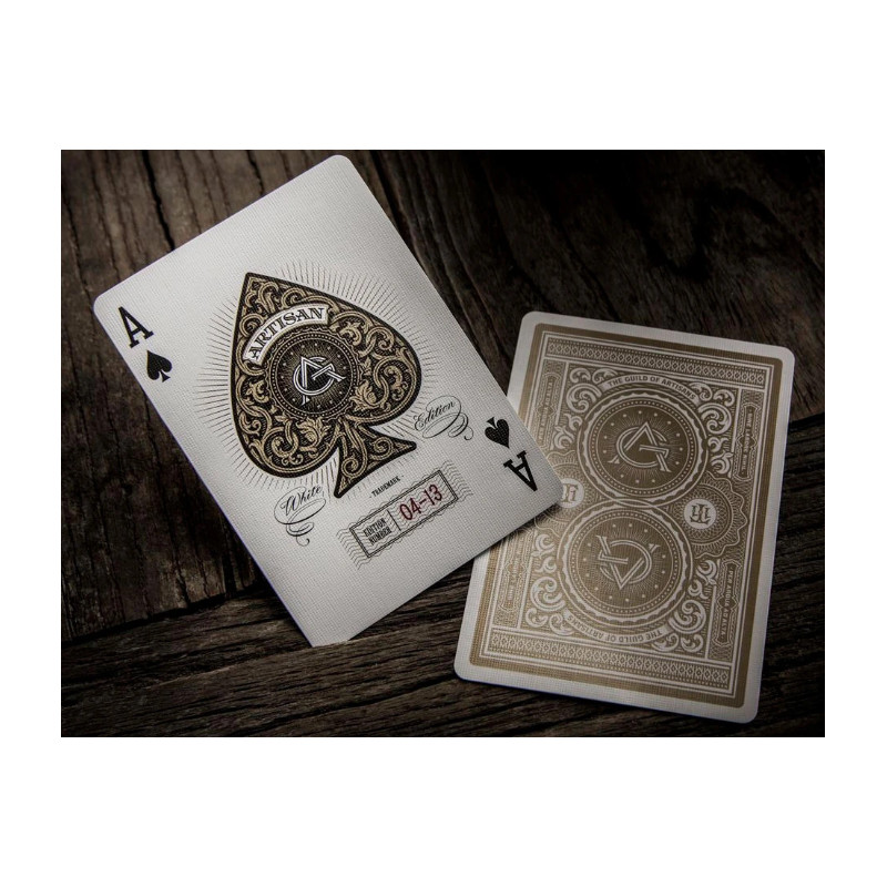 Jeu de Cartes Theory 11 - Artisan White (Blanc)