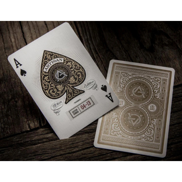 Jeu de Cartes Theory 11 - Artisan White (Blanc)