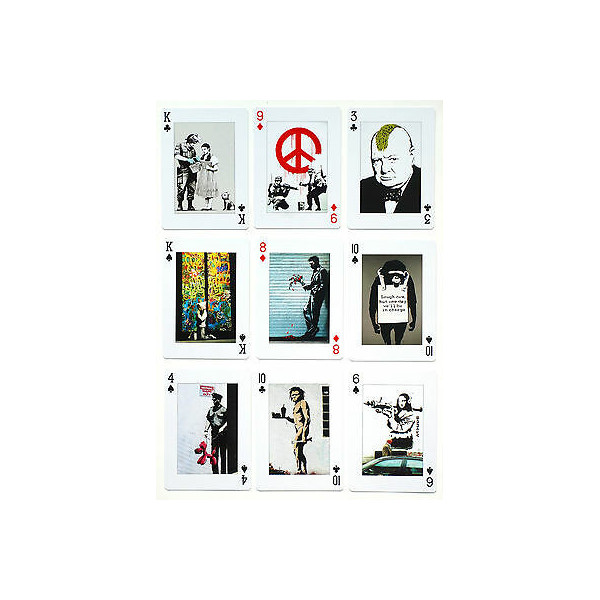 Jeu de 55 cartes Banksy