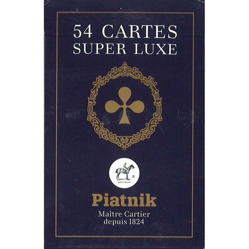Jeu de 54 Cartes Super Luxe Piatnik