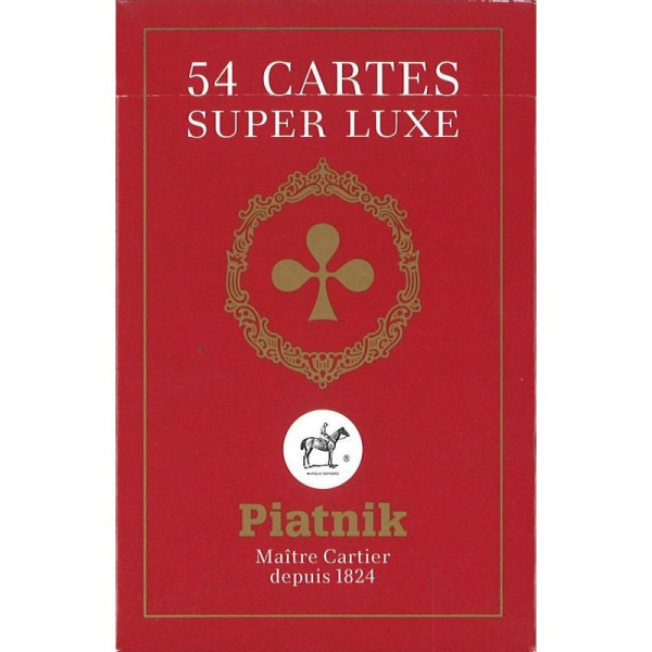 Jeu de 54 Cartes Super Luxe Piatnik