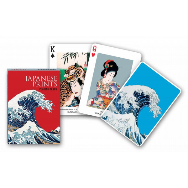 Jeu de 54 Cartes Estampes Japonaises