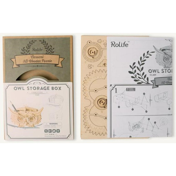 ROBOTIME Boite Hibou (Owl Storage Box)