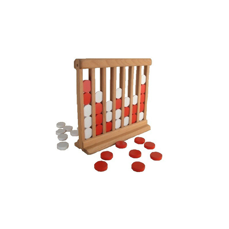 Jeu 4 En Ligne En Bois Géant – Version Grand Format Du Célèbre Jeu – Idéal Pour Famille, Enfants, Soirées Jeux - 6
