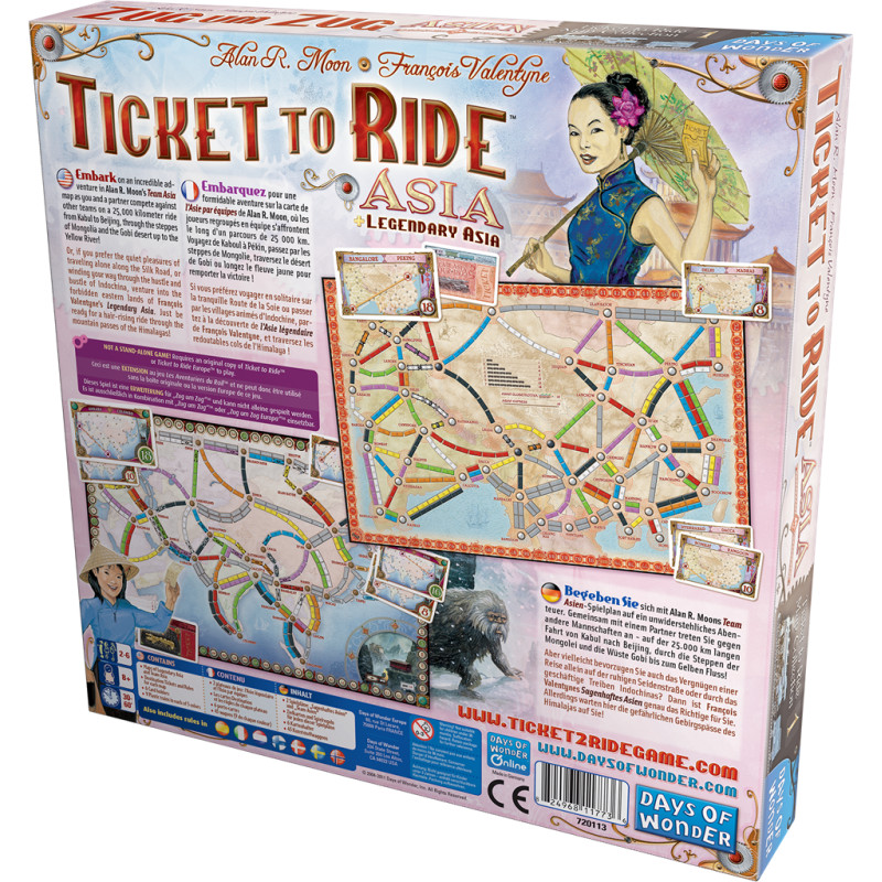 Les Aventuriers du rail ext1 Asie