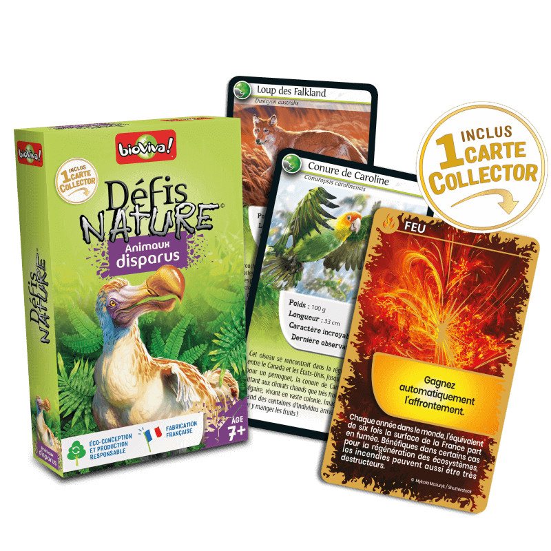 Défis Nature Animaux disparus