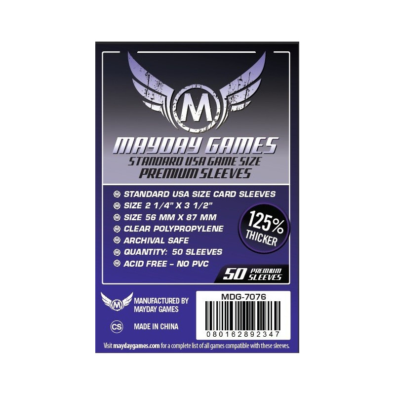 Protege cartes 56x87 premium 50