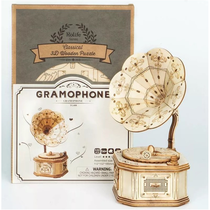 Robotime - Rolife Gramophone (petit)