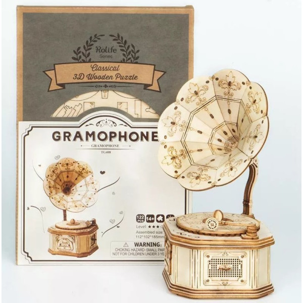 Robotime - Rolife Gramophone (petit)