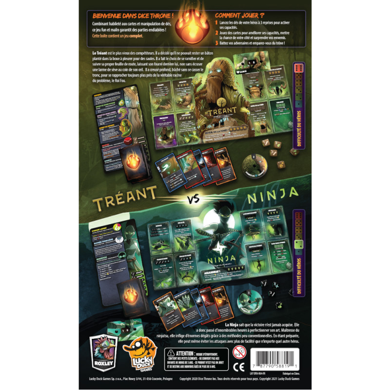 Dice Throne S1 - Tréant vs Ninja
