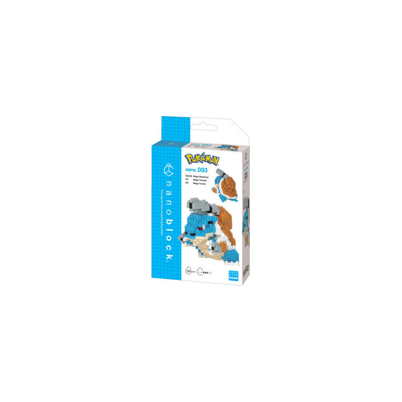 Nanoblock Pokémon Méga Tortank
