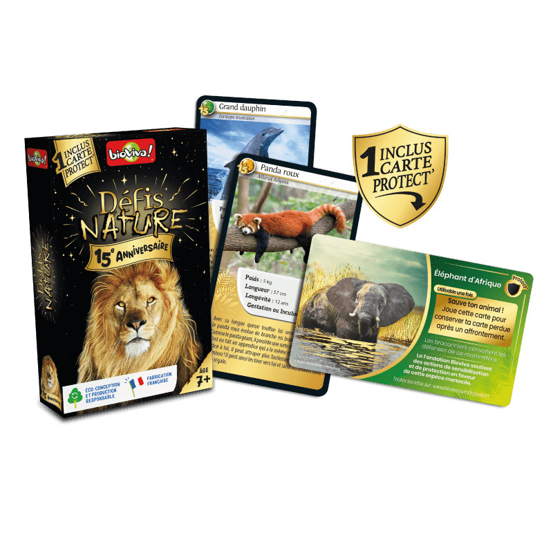 Défis Nature 15e Anniversaire Animaux