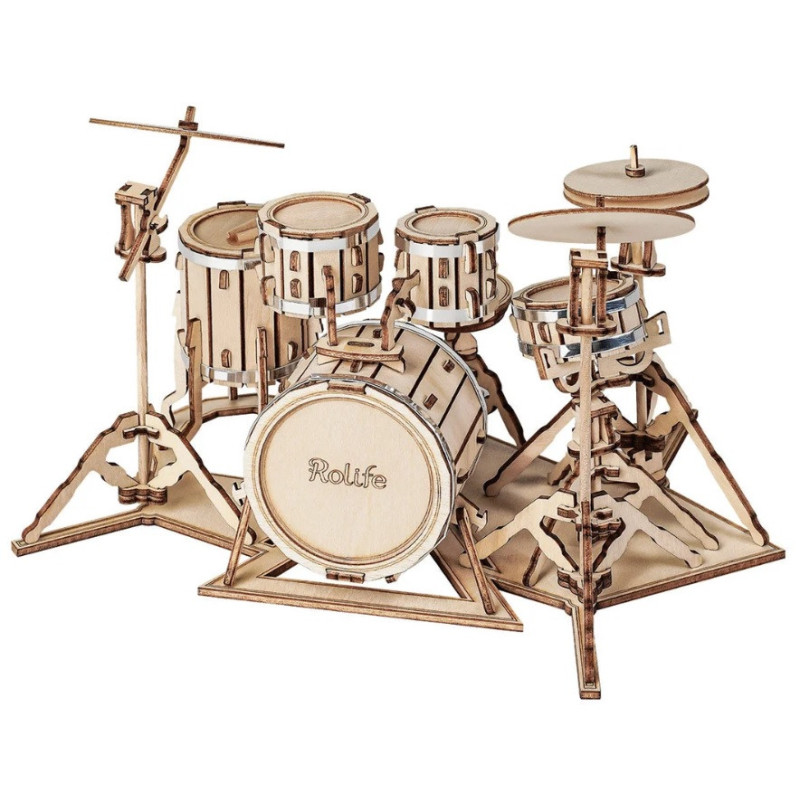 ROBOTIME - Rolife Batterie (Drum Set)
