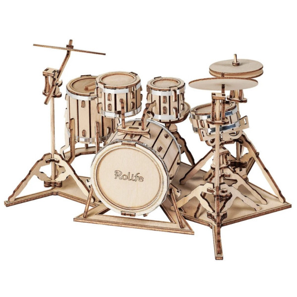 ROBOTIME - Rolife Batterie (Drum Set)