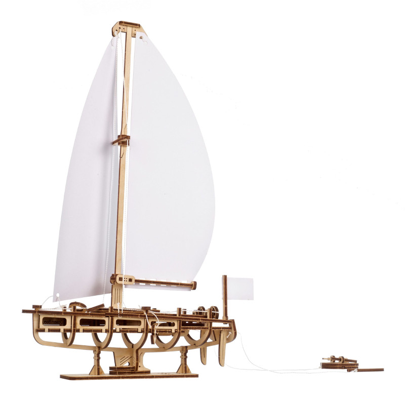 Ugears Yacht Beauté de l’océan - Puzzle 3D en bois