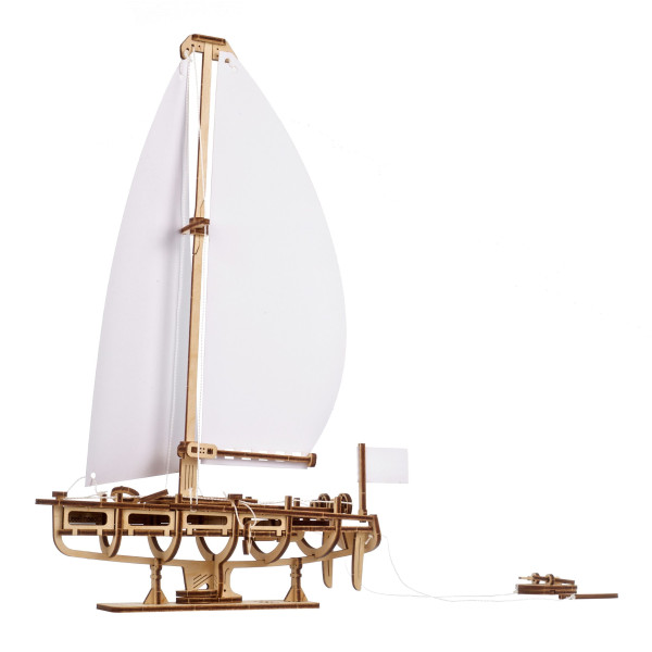 Ugears Yacht Beauté de l’océan - Puzzle 3D en bois