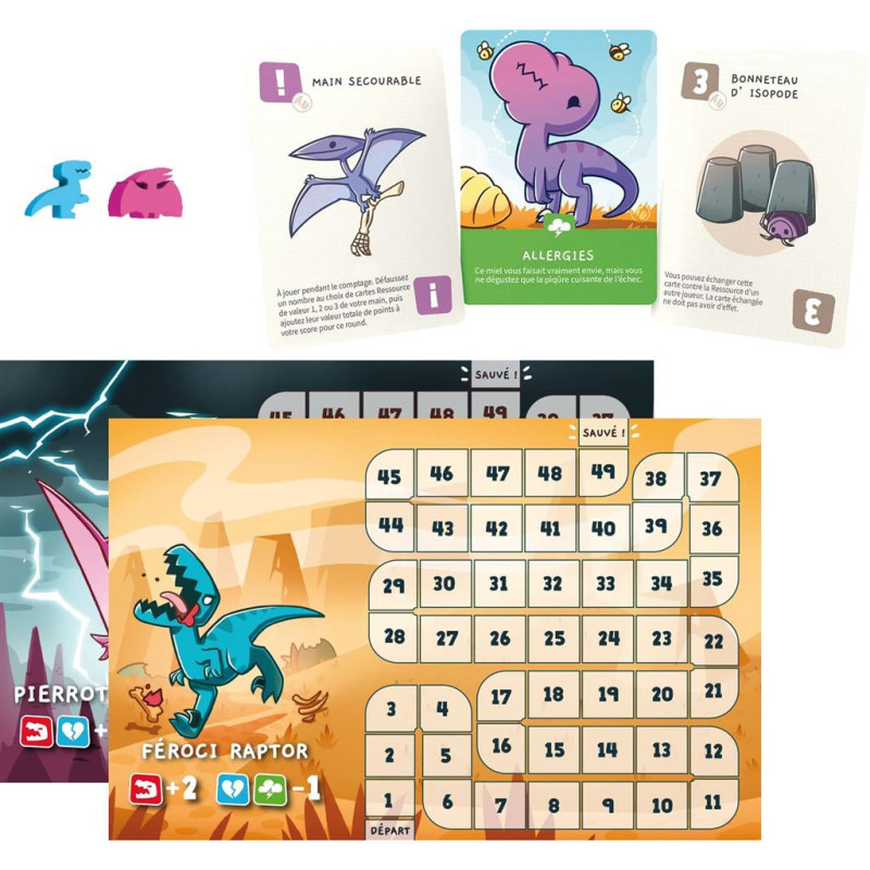 Happy Little Dinosaurs : extension 5 - 6 joueurs