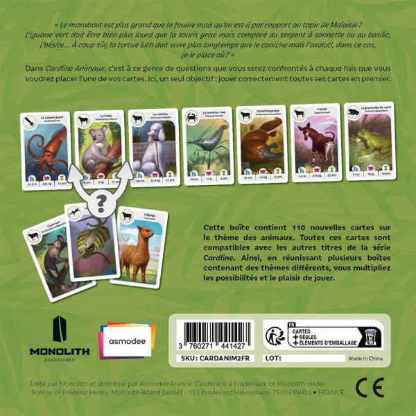 Cardline animaux 2 