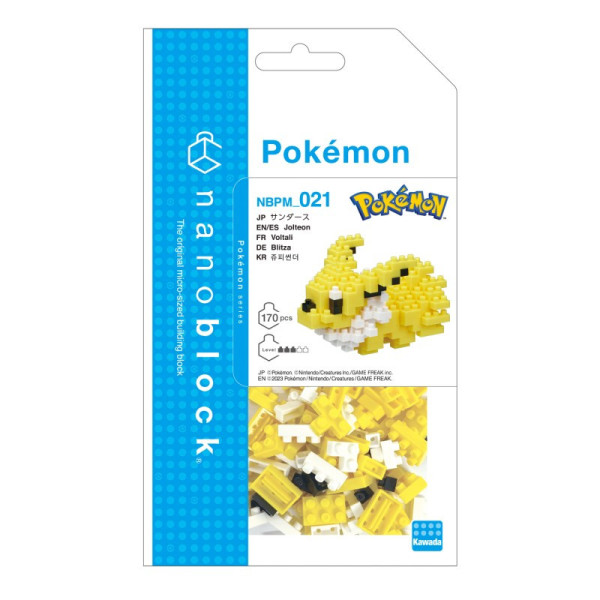 Nanoblock NBPM-021 Pokemon Voltali (Jolteon Blitza)