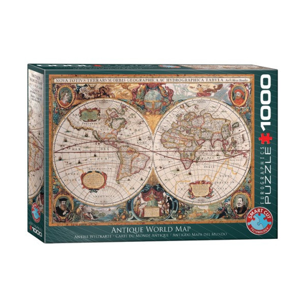 Puzzle Eurographics - Carte du Monde Antique (Antique World Map) 1000 pièces