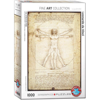 Puzzle Eurographiccs - The Vitruvian Man 1000 pièces