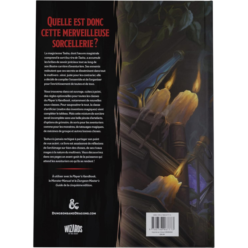 Dungeon & Dragon 5: Le Chaudron des Merveilles de Tasha