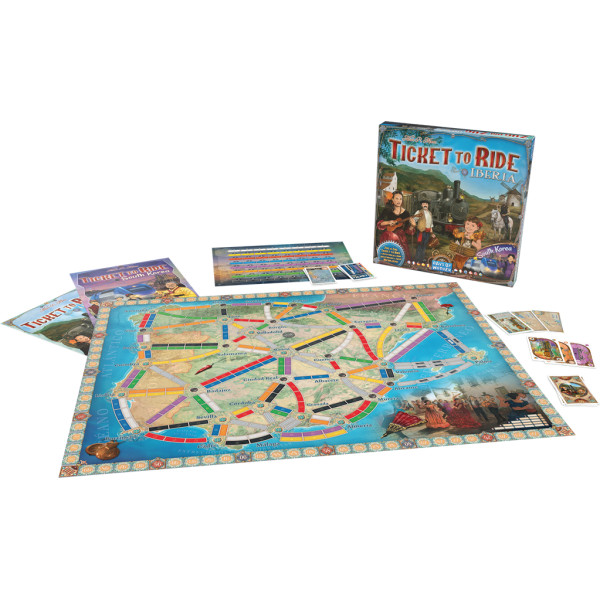 Les Aventuriers du Rail extension Iberia & Corée du Sud