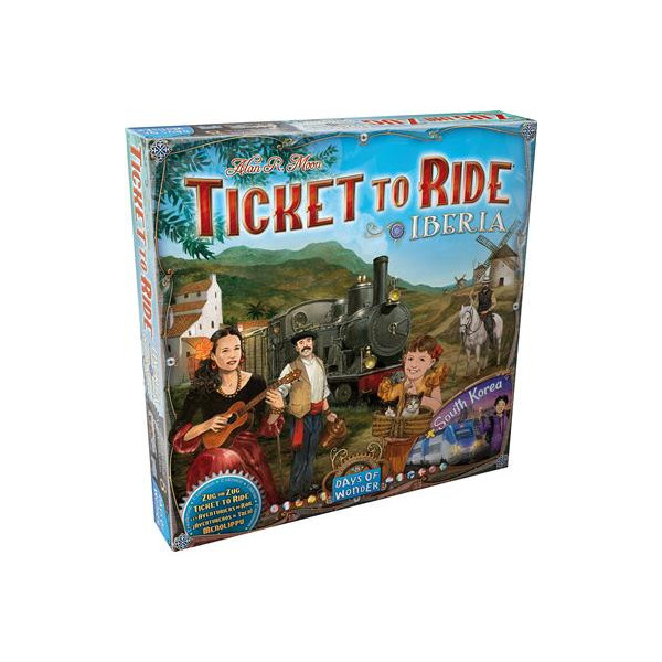 Les Aventuriers du Rail extension Iberia & Corée du Sud