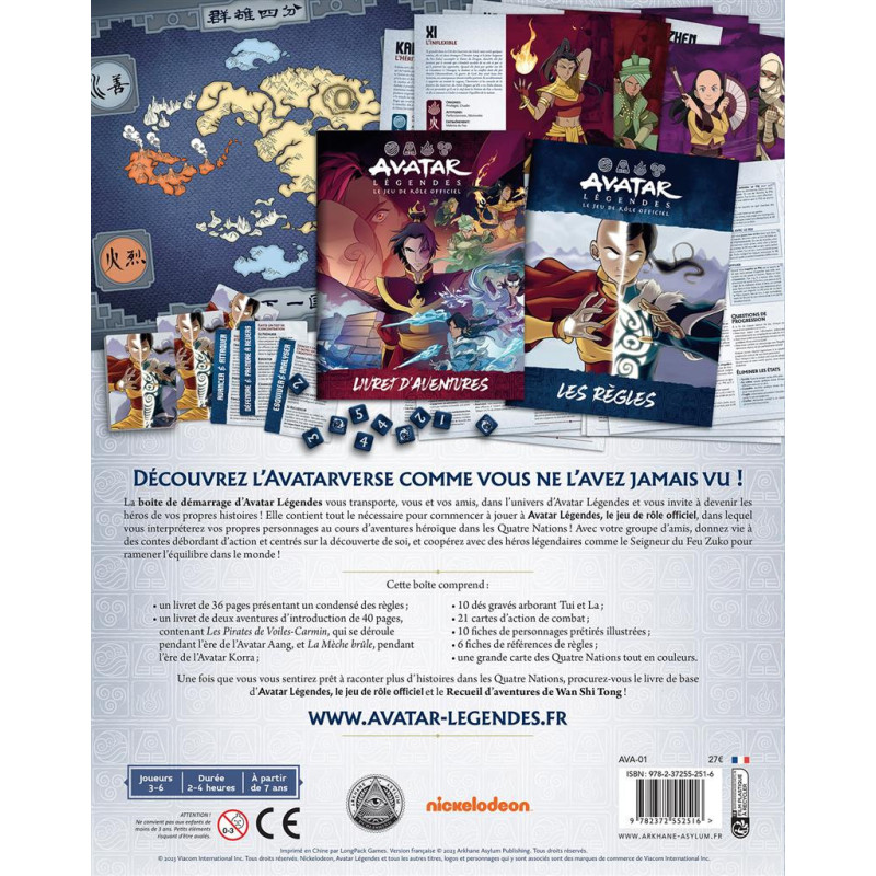 Avatar Légendes - Boîte de Démarrage