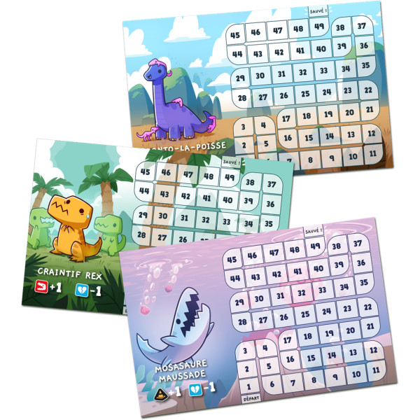 Happy Little Dinosaurs extension 5-6 joueurs - Dangers droit devant