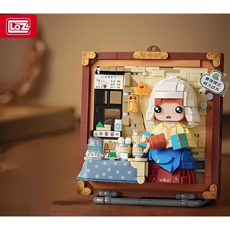 Mini Block - Tableau de La Laitière kawaïï (1289)