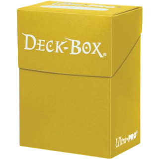Deck Box Ultra PRO - Jaune 75 Cartes