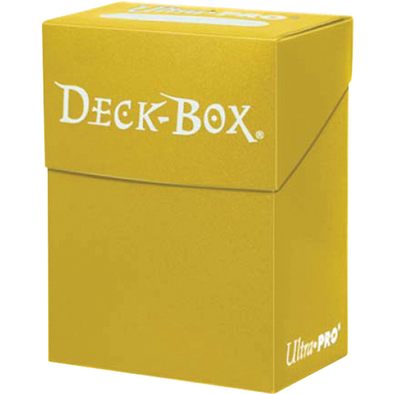 Deck Box Ultra PRO - Jaune 75 Cartes
