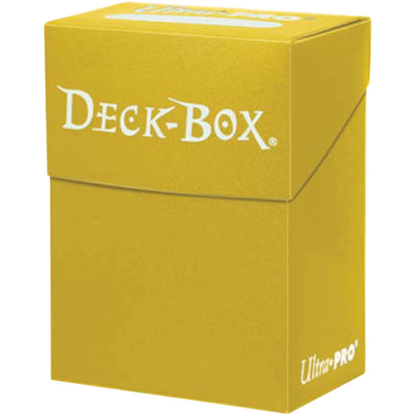 Deck Box Ultra PRO - Jaune 75 Cartes