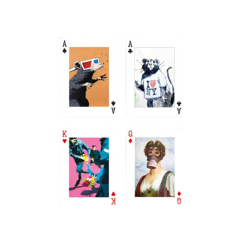Jeu de 54 Cartes More Banksy