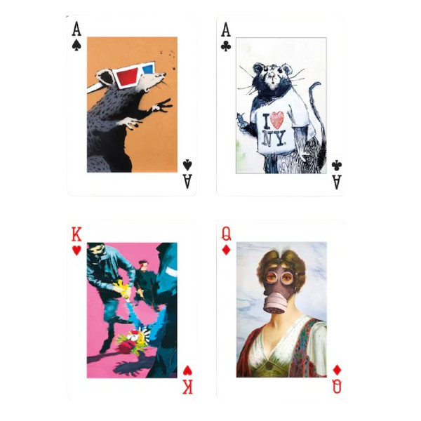 Jeu de 54 Cartes More Banksy