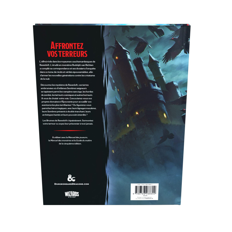 Dungeons & Dragons 5 : Le Guide de Van Richten sur Ravenloft