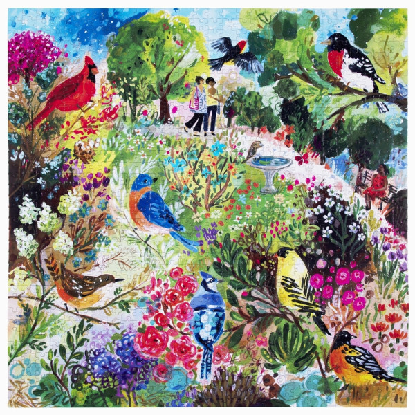 Puzzle Eeboo Birds in the Park 1000 pièces