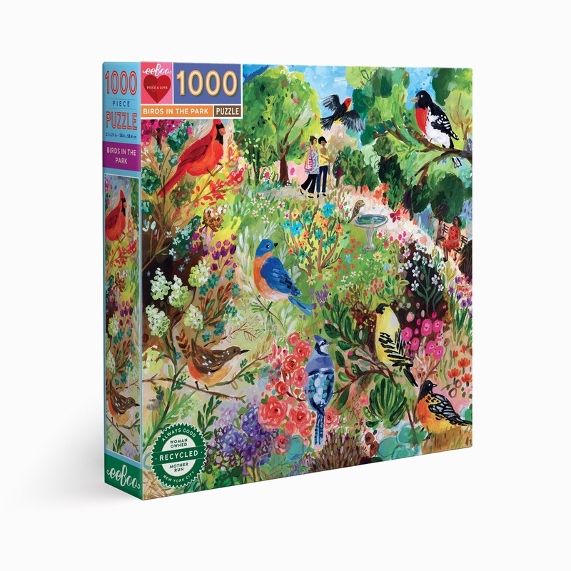 Puzzle Eeboo Birds in the Park 1000 pièces