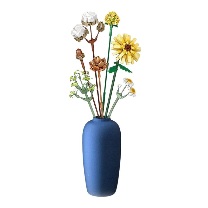 Mini Block - Gerbera et Cotton Eternels (1670)