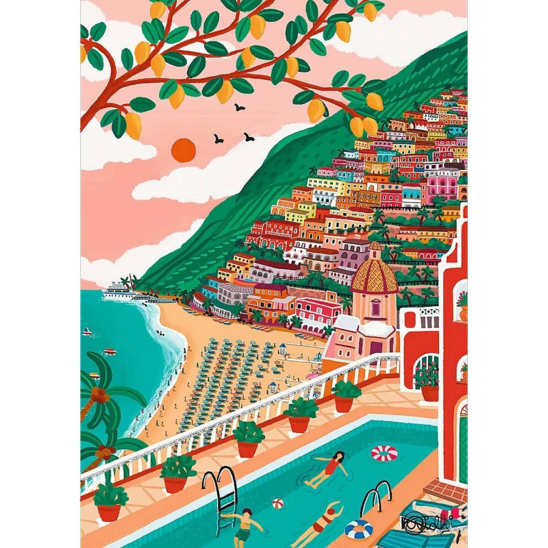 Puzzle Trefl - Positano 1000 pièces