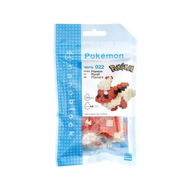 Nanoblock NBPM-022 Pokemon Pyroli (Flareon Flamara)