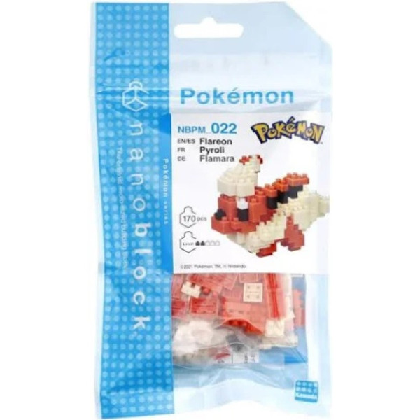 Nanoblock NBPM-022 Pokemon Pyroli (Flareon Flamara)