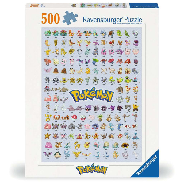 Puzzle Pokédex Première Génération