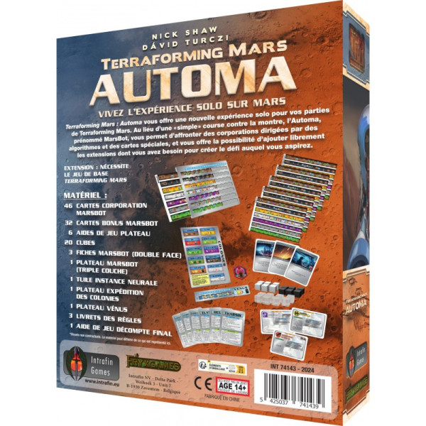 Terraforming Mars extension Automa