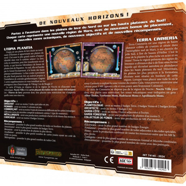 Terraforming Mars extension Utopia & Cimmeria mappack