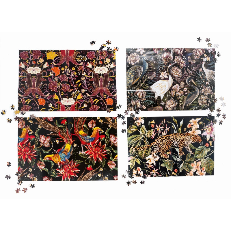 Puzzle Professor Puzzle - Foiled Foliage 4 x 1000 pièces
