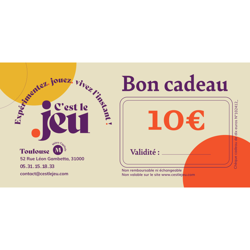 Bon cadeau 10€
