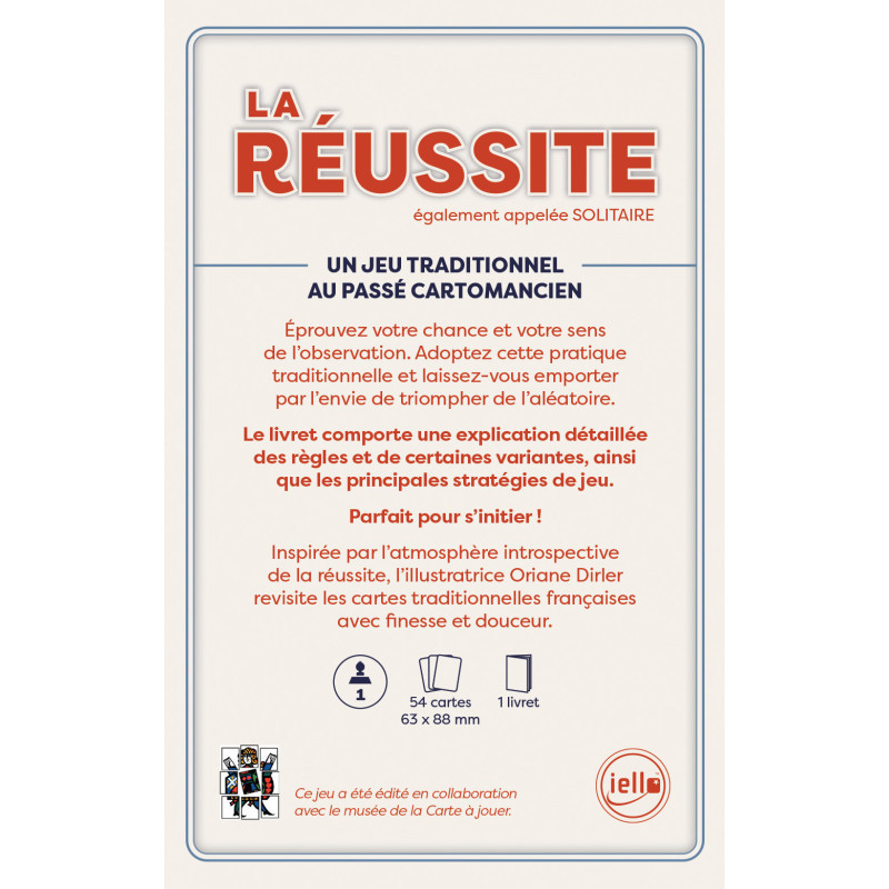 Réussite Dirler - Cartes Traditionnelles Iello